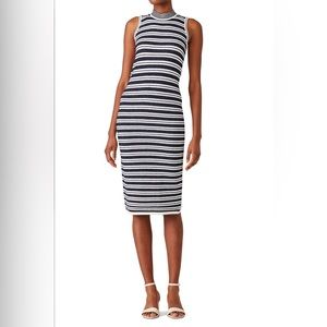 Jason Wu nautical navy bodycon dress, small